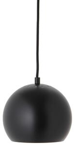Černé matné kovové závěsné světlo Frandsen Ball 18 cm