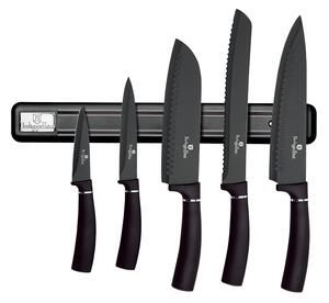 BERLINGERHAUS Sada nožů s magnetickým držákem 6 ks Carbon PRO Line BH-2682