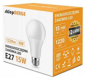 LED žárovka - E27 - 15W - 1500Lm - neutrální bílá BERGE