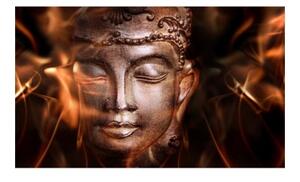 Fototapeta - Buddha. Fire of meditation