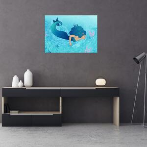 Obraz - Mořská panna (70x50 cm)