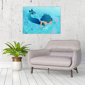 Obraz - Mořská panna (70x50 cm)
