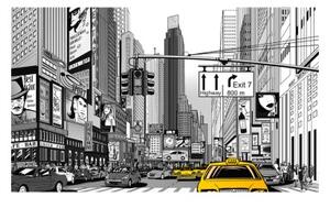 Fototapeta - Žluté taxíky v New Yorku