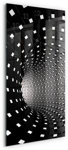 Skleněné hodiny vertikální Tunel zsppc-30x60-00170752