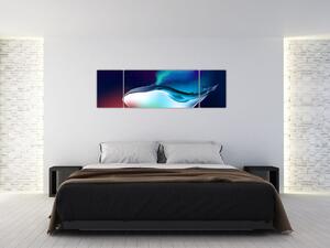 Obraz - Vesmírná velryba (170x50 cm)