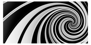 Fototapeta XXL - Black and white swirl