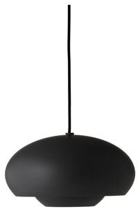 Černé matné kovové závěsné světlo Frandsen Champ 30 cm