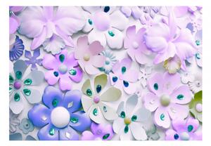 Dětská tapeta květinky + lepidlo ZDARMA Velikost (šířka x výška): 300x210 cm