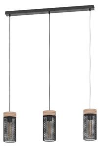 Eglo 43834 KILNSDALE - Závěsné trojramenné svítidlo nad stůl, 3 x E27, 81cm (Závěsný lustr nad jídelní nebo konferenční stůl)