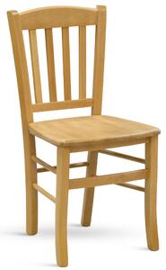 Židle PAMELA s masivním sedákem Odstín: Dub
