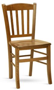 Židle PAMELA s masivním sedákem Odstín: Tmavě Hnědá