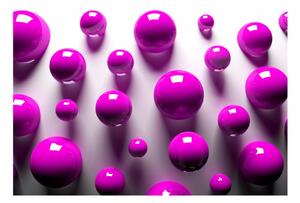 3D fototapeta Tapeta fialové koule Rozměry (š x v) a Typ: 147x105 cm - samolepící