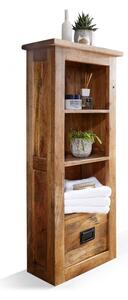Sob nabytek | Nástěnný koupelnová regál z masivu Brand mangové dřevo MOES-AGK01405