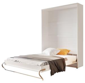 Sklápěcí postel CONCEPT PRO CP-02 bílá vysoký lesk, 120x200 cm