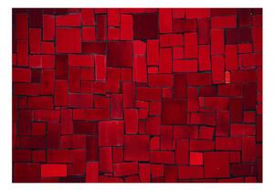 Murando DeLuxe Tapeta červená mozaika Rozměry (š x v) a Typ: 150x105 cm - vliesové