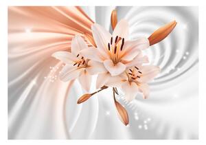 Murando DeLuxe Tapeta lilie ve víru vášně Rozměry (š x v) a Typ: 150x105 cm - vliesové