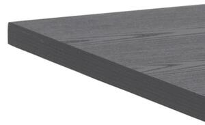 Scandi Černý dřevěný jídelní stůl Amuse 200 x 90 cm