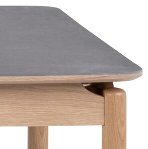 Scandi Šedý keramický jídelní stůl Abona 200 x 95 cm
