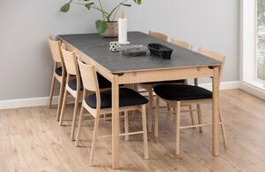 Scandi Šedý keramický jídelní stůl Abona 200 x 95 cm