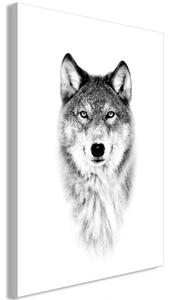 Obraz - Snow Wolf (1 Part) Vertical
