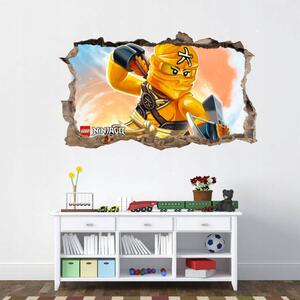 Originální nálepka na zeď LEGO Ninjago Skyler 120 x 74 cm