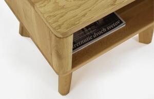 Woody Masivní dubový noční stolek Marianna 48 x 38 cm
