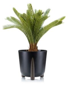 PLASTOVÝ KVĚTINÁČ MOSS ECO 25X26 CM ČERNÁ