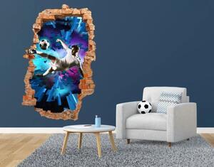 3D nálepka na zeď pro fotbalové fanoušky 95 x 150 cm