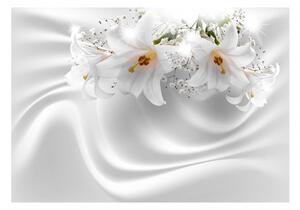 Murando DeLuxe Tapeta Bílá lilie Rozměry (š x v) a Typ: 200x140 cm - vliesové