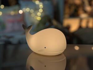 Rabbit & Friends Dotyková lampička velryba s ovládáním + Slevový kód -20 %