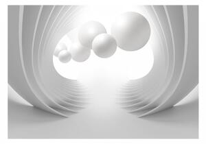 3D tapeta světlo v tunelu + lepidlo ZDARMA Velikost (šířka x výška): 300x210 cm