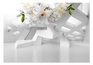 Samolepicí 3D tapeta sněhová lilie Velikost (šířka x výška): 147x105 cm