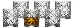 Lyngby Glas Sklenice na whisky Diamond 35 cl Gold (6 ks)