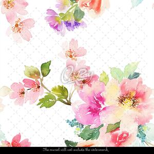 Fototapeta Jemné minimalistické květiny Samolepící 250x250cm