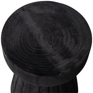 Hoorns Černá dřevěná stolička Barren 40 cm