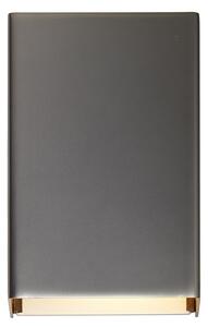 Moderní nástěnné svítidlo Gunmetal 2-Lights - Otan S