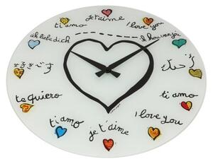 Designové nástěnné hodiny 8030 Nextime Loving You 43cm