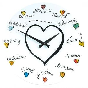 Designové nástěnné hodiny 8030 Nextime Loving You 43cm