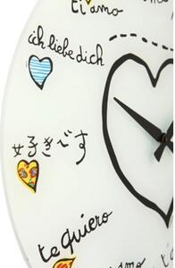 Designové nástěnné hodiny 8030 Nextime Loving You 43cm