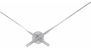 Designové nástěnné hodiny 2269zi Nextime Hands Silver 85cm