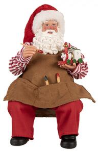 Vánoční figurka Santa Claus kutil / modelář – 13x10x28 cm