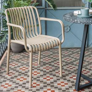 Béžová plastová zahradní židle Kave Home Isabellini