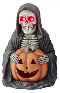 Černá plastová halloweenská dekorace duch