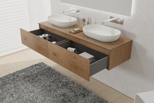 Bathroom furniture set TLB150 - 150 x 48 x 28 cm - colour selectable