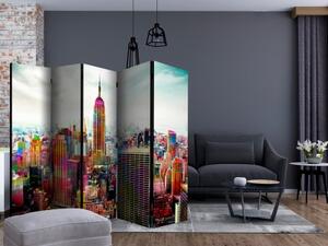Paraván - Colors of New York City II [Room Dividers]