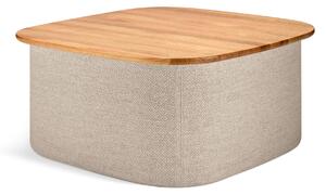 LD SEATING - Stolek DAFNA DAF-T320-U-W s dřevěnou deskou