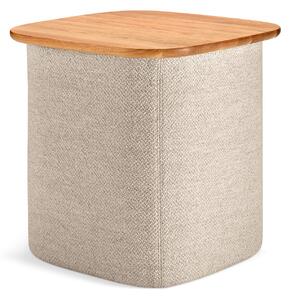 LD SEATING - Stolek DAFNA DAF-T420-U-W s dřevěnou deskou