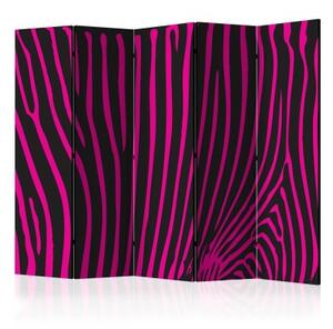 Paraván - Zebra pattern (violet) II [Room Dividers]