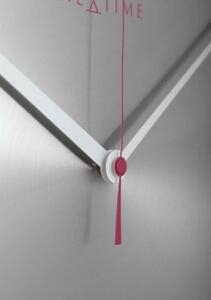 Designové nástěnné hodiny 3053wi Nextime Dash white 35cm