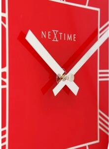 Designové nástěnné hodiny 5184ro Nextime Square 20cm